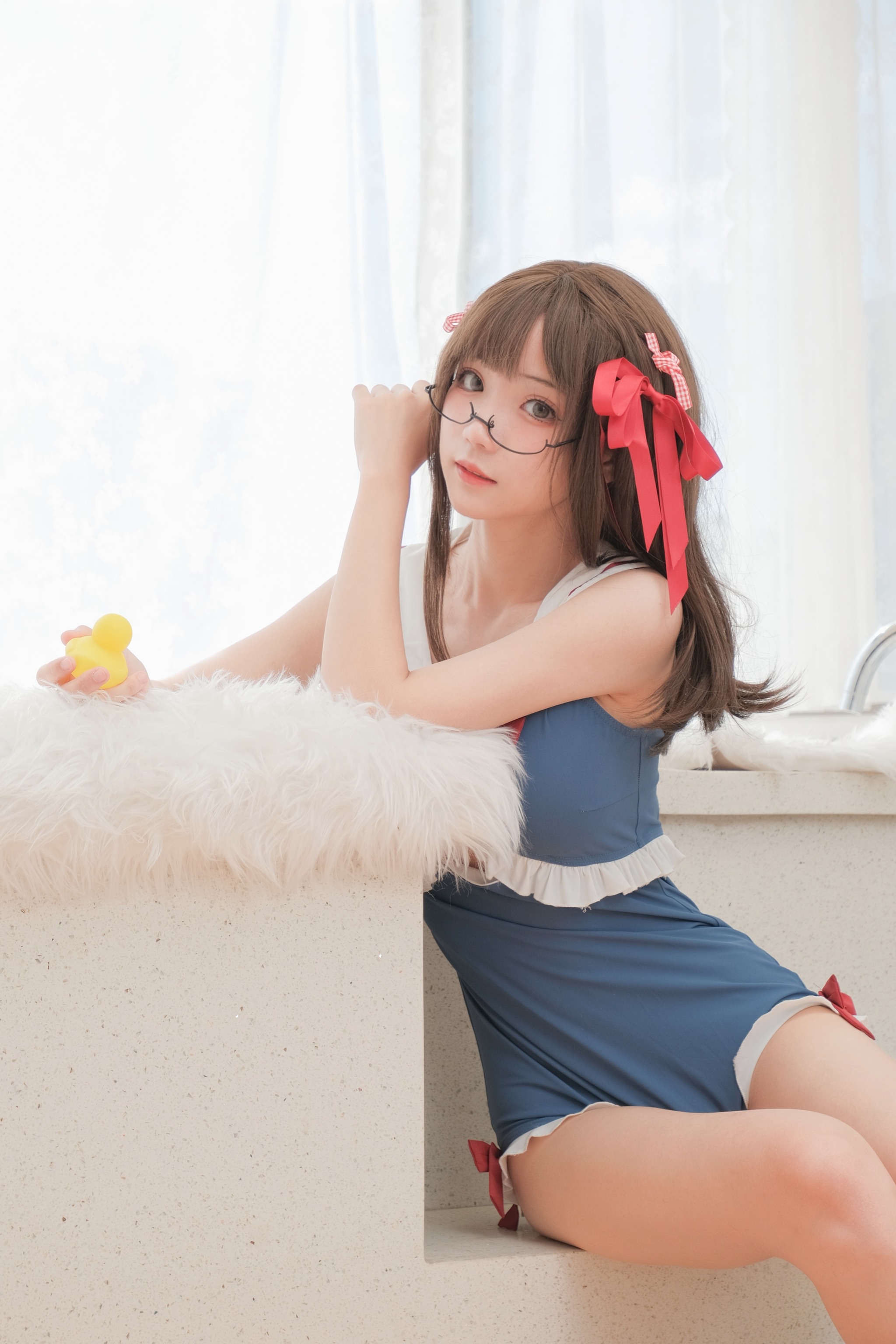 花柒Hana - NO.007 白雪姬泳装[26P]-XikXak